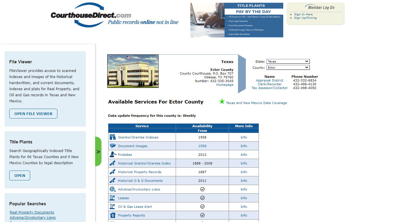 Search Ector County Public Property Records Online ...